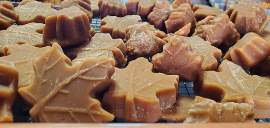 A mix of our soft maple sugar candies.